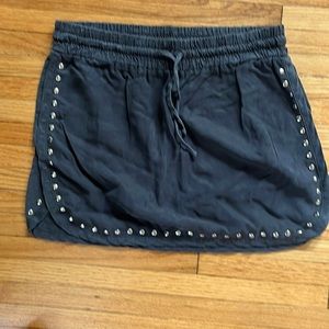 Monrow studded mini skirt